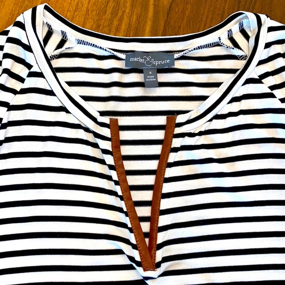 Market Spruce Striped Top Size Small - Picture 5 of 5